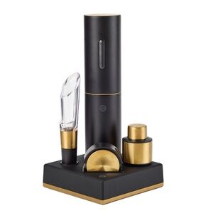 Rabbit 5-Piece Electric Wine‎ Set Black